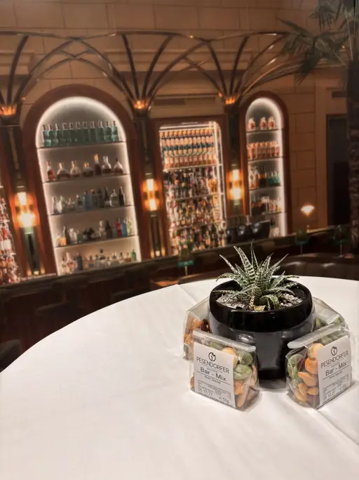 Bar-Mix von GM Pesendorfer auf den Tischen der Falstaff Bar Award Night